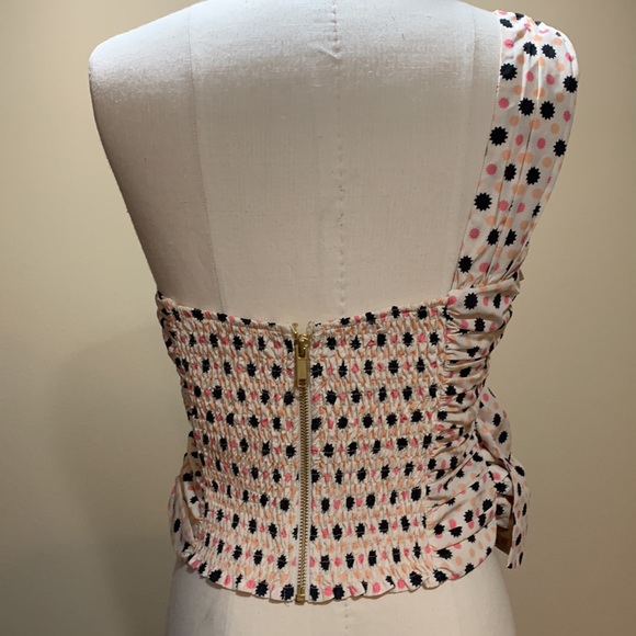 Anthro Maeve Bow-Tie One-Shoulder Tank - Picture 10 of 12